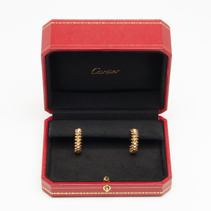 Boucles d’oreilles Cartier Clash en or rose