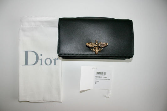 Sac Dior D-Bee en cuir noir