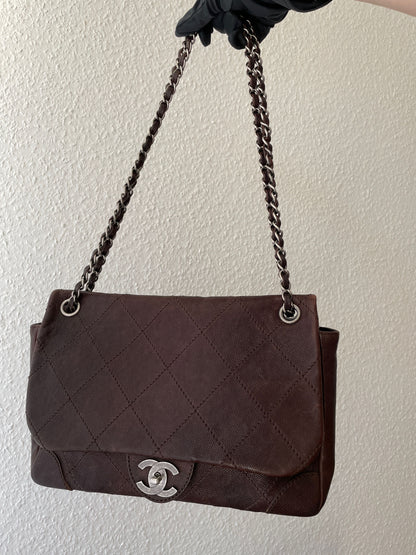 Sac CHANEL Timeless en cuir bordeaux