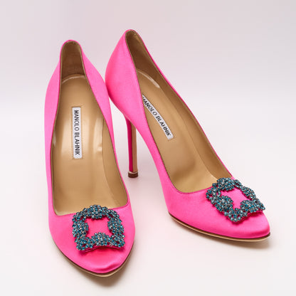 Escarpins MANOLO BLAHNIK Hangisi fuschia 39