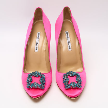 Escarpins MANOLO BLAHNIK Hangisi fuschia 39